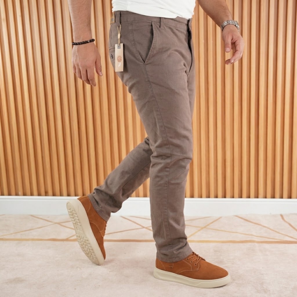 Pantalon La Toile Homme – Coupe Slim Confort